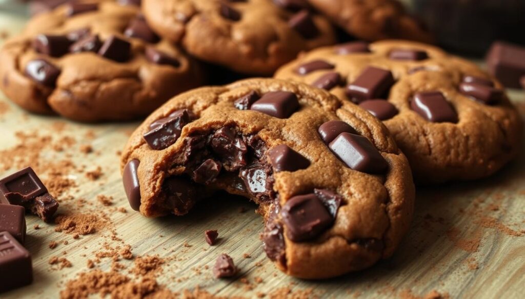 Famous Chocolate Cookies with Rich Chocolate Chunks in Every Bite