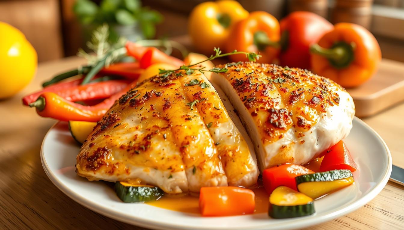 baked split chicken breast