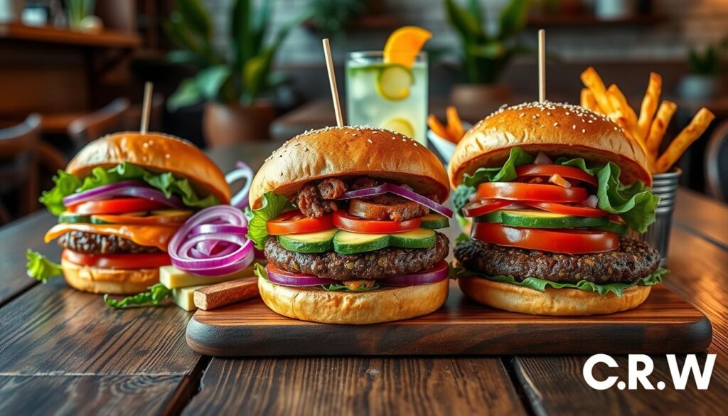 vegan burgers