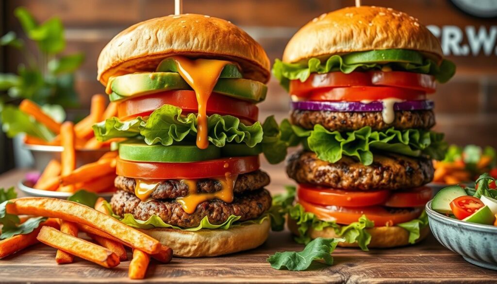 vegan burgers